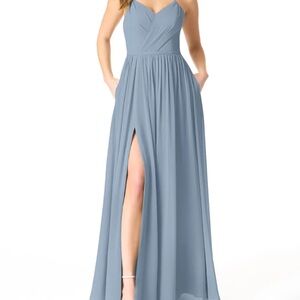 Azazie Cora Dusty Blue Size A6